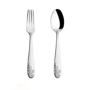 قاشق و چنگال ناب استیل طرح امپریال براق با کیفیت بالا و قیمت ارزان