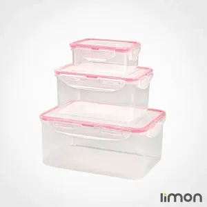 سرویس فریزری مستطیل 6 پارچه لیمون