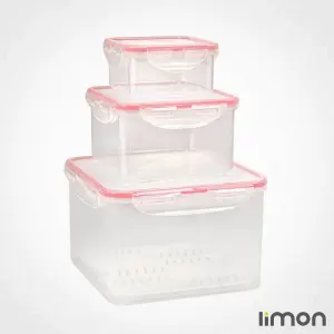 ظرف فریزری 6 پارچه مربع لیمون