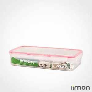 ظرف فریزری مستطیل 18 لیتری لیمون
