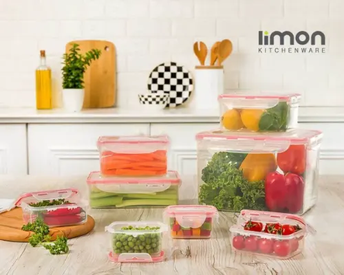 سرویس فریزری 16 پارچه مستطیل لیمون