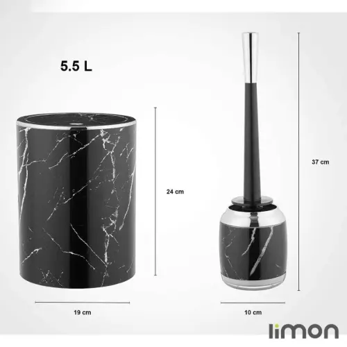 ست سرویس بهداشتی 2 جداره رومانتیک طرح ماربل