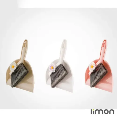 ست فرچه و خاک انداز فانتزی لیمون