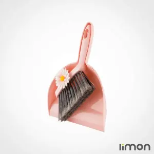 ست فرچه و خاک انداز فانتزی لیمون