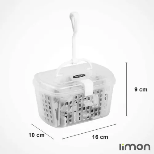 ابعاد گیره های رخت با سبد لیمون