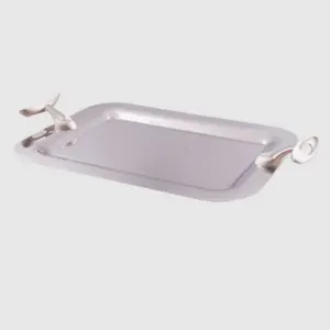 سینی متوسط قایقی نقره ای UN-3862