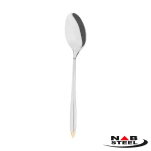 سرویس 124 پارچه ناب استیل مدل پالرمو (دور طلایی)