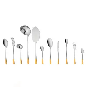 سرویس-86-پارچه-ناب-استیل-مدل-فلورانس-دور-طلایی