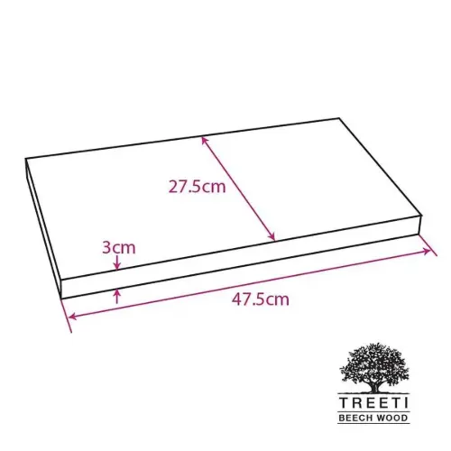 تخته برش چوبی مستطیل تیریتی B 2911