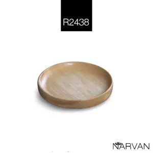 نعلبکی چوبی لبه دار نارون R 2438