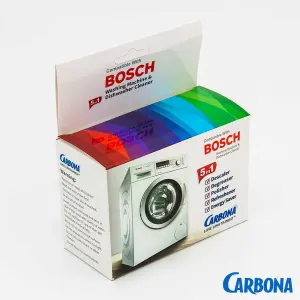 پودر جرم گیر ماشین لباسشویی و ظرفشویی Bosch بسته 5 عددی