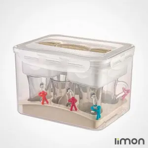 سرویس چای و صبحانه خوری مسافرتی ساده لیمون