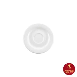 چینی زرین نعلبکی 13 قهوه خوری سفید هتلی 49