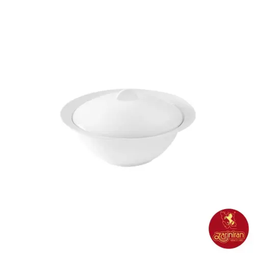 چینی زرین سوپخوری هتلی با شیار ملاقه