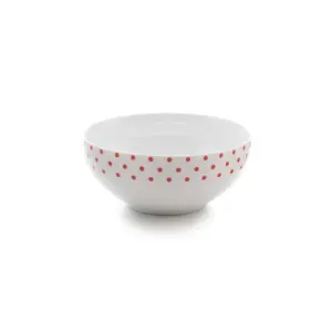 چینی زرین پیاله سایز 16 اسپاتی قرمز