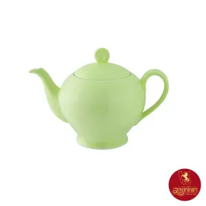 چینی زرین قوری ایتالیا اف سایز 8 طرح پسته