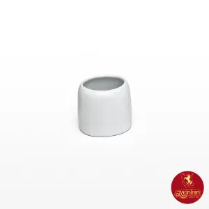 ظرف خردل چینی زرین هتلی سفید