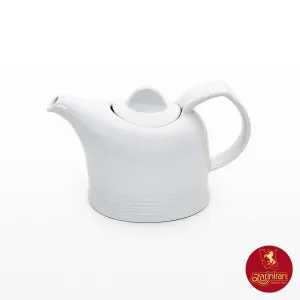 چینی زرین قوری چای (بزرگ) سفید هتلی