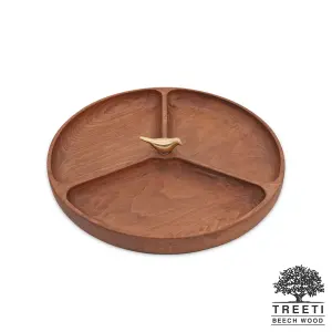 اردورخوری چوبی گرد سه خانه تیریتی بزرگ B2125