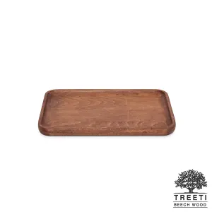 سینی چوبی تریتی مستطیل تخت کوچک 22 سانتی B2518