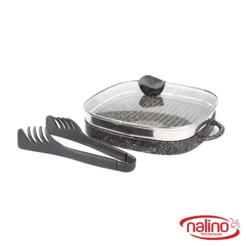 تابه گریل چدن دو طرفه نالینو مدل لورنز Lorenza