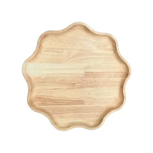 بشقاب گود چوبی ستاره ای نارون بزرگ R2434