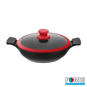 تابه گرانیتی فورته مدل اسکار سایز 28 رنگ مشکی