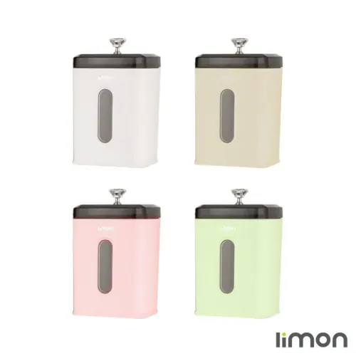 بانکه چهارگوش شفاف لیمون سایز 3