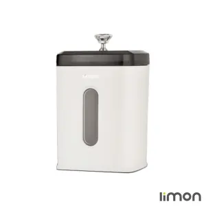 بانکه چهارگوش شفاف لیمون سایز 2