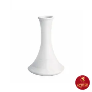 چینی زرین گلدان 20 (بزرگ) سفید هتلی