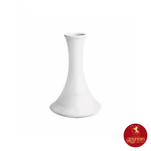 چینی زرین گلدان 16 (متوسط) سفید هتلی