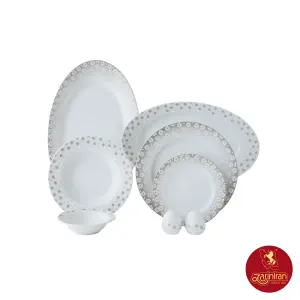چینی زرین سرویس 6 نفره غذاخوری ایتالیا اف طرح کامومیلا