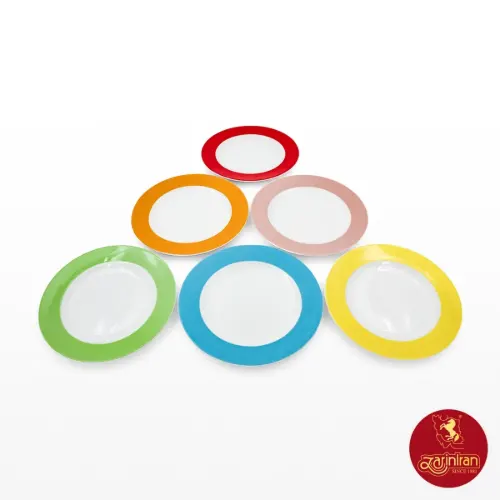 پیش دستی چینی زرین ایتالیا اف طرح آلگرو 6 عددی