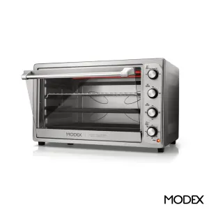 خرید توستر 66 لیتری بدنه استیل شیشه ای مودکس درب دو جداره مدل OV9660