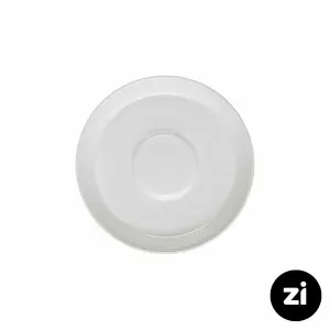 چینی زرین فرم اس نعلبکی زیر استکانی طرح سفید