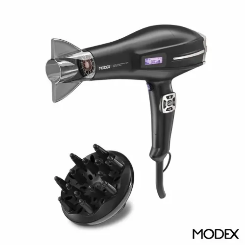 سشوار دیجیتال مودکس HD1290 2200W یون دار با دیفیوزر و سنسور مو