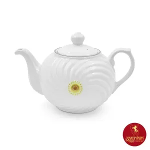 قوری خورشیدی چینی زرین طرح خورشید