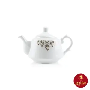 قوری چینی زرین لندنی طرح مونت کارلو طلایی