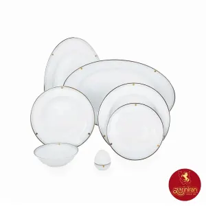 چینی زرین سرویس 6 نفره غذاخوری ایتالیا اف طرح اپرا