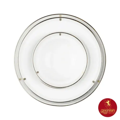 خرید چینی زرین سرویس 6 نفره غذاخوری ایتالیا اف طرح اپرا
