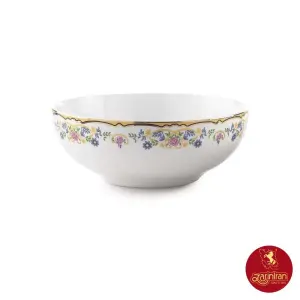 چینی زرین پیاله ایتالیا اف سایز 25 طرح گلستان