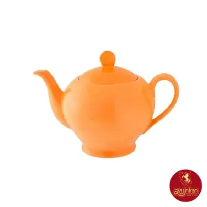 چینی زرین قوری ایتالیا اف سایز 8 طرح نارنج