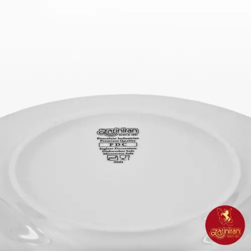 پیش دستی چینی زرین ایتالیا اف طرح پسته 6 عددی