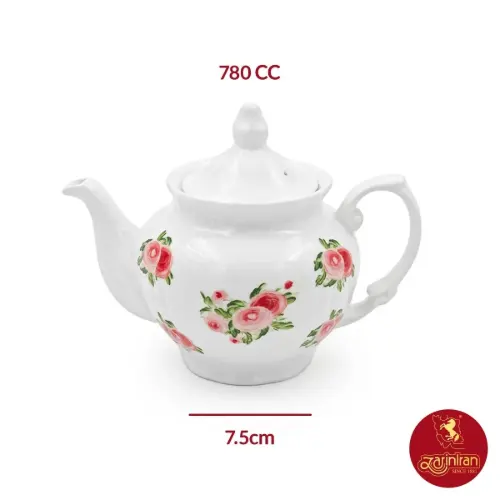 چینی زرین قوری چهار ترک طرح رزمونت