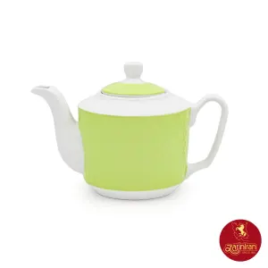 قوری چینی زرین مدل رادیانس طرح پسته