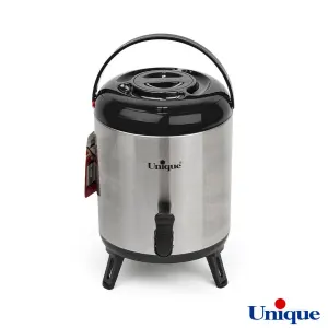 کلمن آب 8 لیتر استیل داخل آلومینیوم یونیک UN-7590