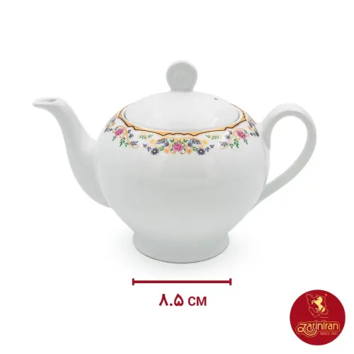 چینی زرین قوری ایتالیا طرح گلستان با ضمانت کالا