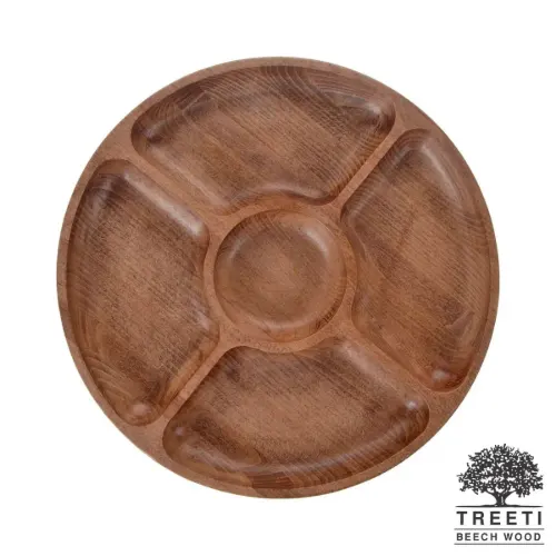 اردورخوری چوبی گرد پنج خانه تیریتی بزرگ B2120