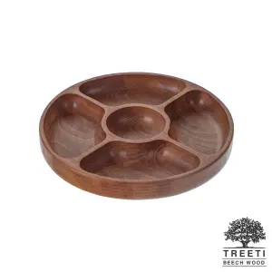 اردورخوری چوبی گرد پنج خانه تیریتی کوچک B2122