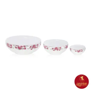 سرویس 13 پارچه پیاله چینی زرین ایتالیا اف طرح آران